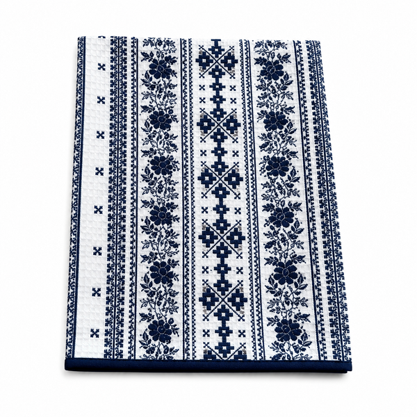 Рушник сімейний PERYNKA Comfort Ethno Blue 45&times;80 см ВР024580 фото