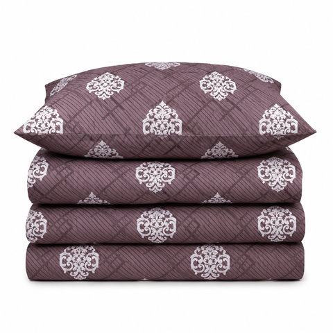 Комплект постільної білизни PERYNKA з байки Royal Plum 150х220 см ПББК041502202х5070 фото