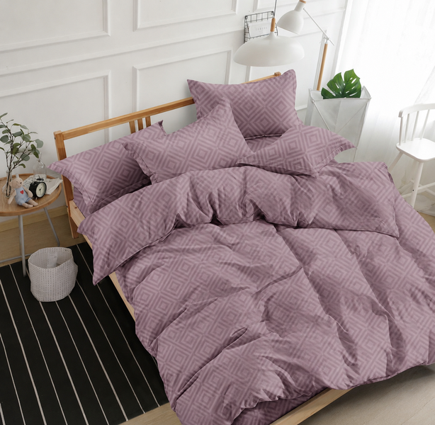 Комплект постільної білизни PERYNKA з ранфорсу Mauve 150х220 см ПБР051502202х5070 фото