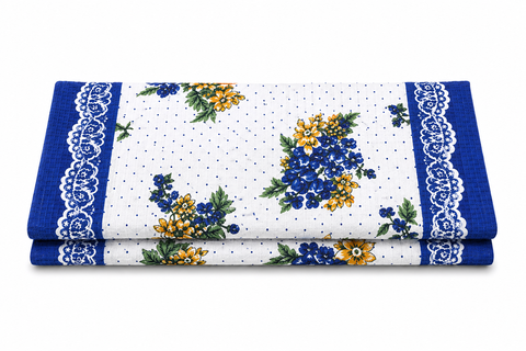 Рушник сімейний PERYNKA Comfort Blue Garden 45&times;100 см ВР0445100 фото