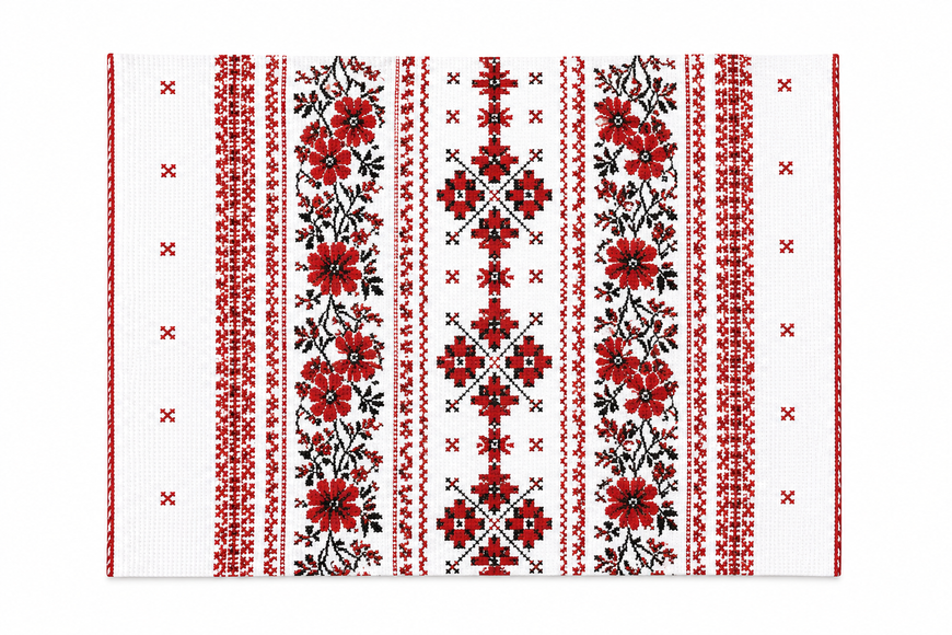 Рушник кухонний PERYNKA Compact Ethno Red 45&times;60 см ВР034550 фото