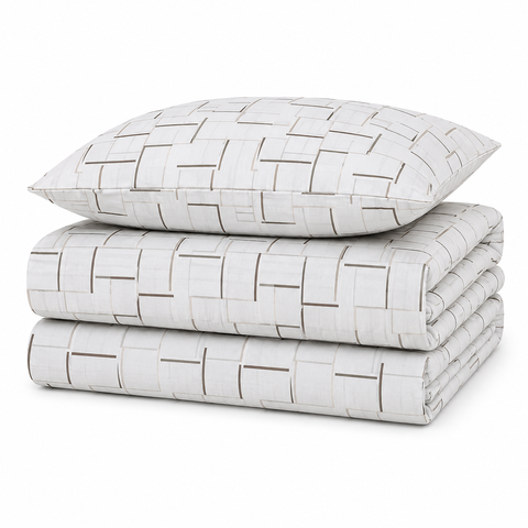 Комплект постільної білизни PERYNKA з бязі Weave 180х220 см ПББ251802202х5070 фото