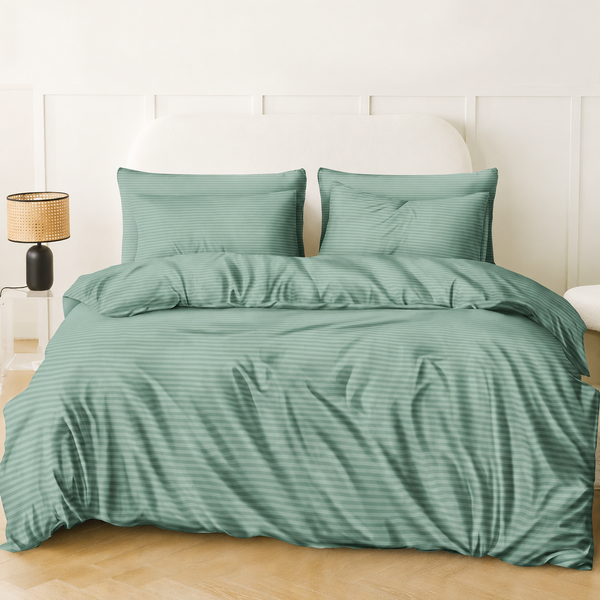Комплект постільної білизни PERYNKA з бязі Salvia 180x220 см ПББ171802202х5070 фото