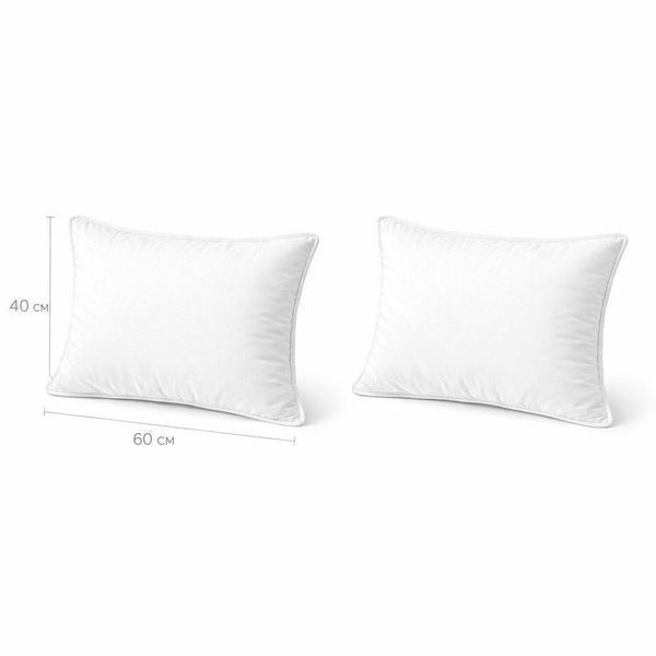 Подушка PERYNKA пухо-перова 40х60 з кантом WHITE ПП004060Б фото