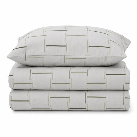 Комплект постільної білизни PERYNKA з бязі Sage 180x220 см  ПББ221802202х5070 фото
