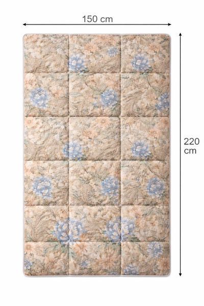 Ковдра PERYNKA вовняна BLOOM COLOR 150 х 220 з кантом КВ150220К фото