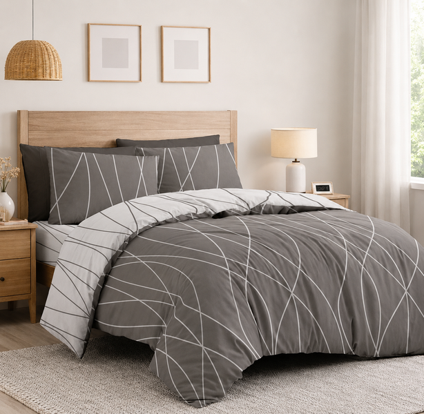 Комплект постільної білизни PERYNKA з бязі Monaco 180x220 см  ПББ211802202х5070 фото