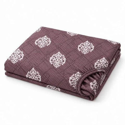 Простирадло на гумці 100&times;140&times;20 см PERYNKA з байки Royal Plum SE-2903108288-100-140 фото