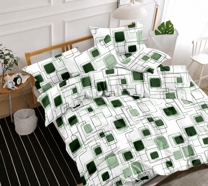 Комплект постільної білизни PERYNKA з бязі Urban 150&times;220 см ПББ271502202х5070 фото