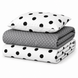 Комплект постільної білизни PERYNKA з бязі Comfort Duo Grey 180х220 см  ПББ151802202х5070 фото 1