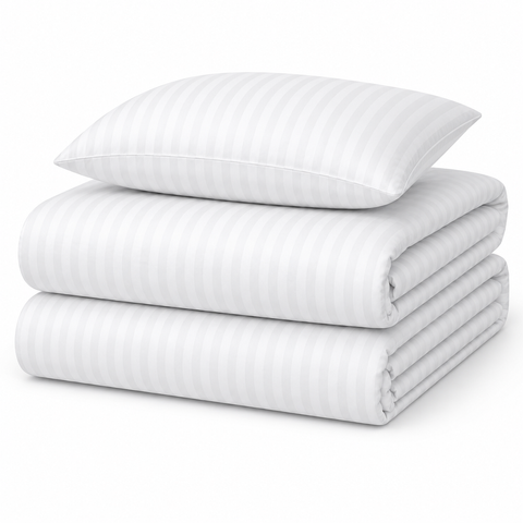 Комплект постільної білизни PERYNKA зі сатину Soft Stripe 180х220 см ПБС041802202х5070 фото