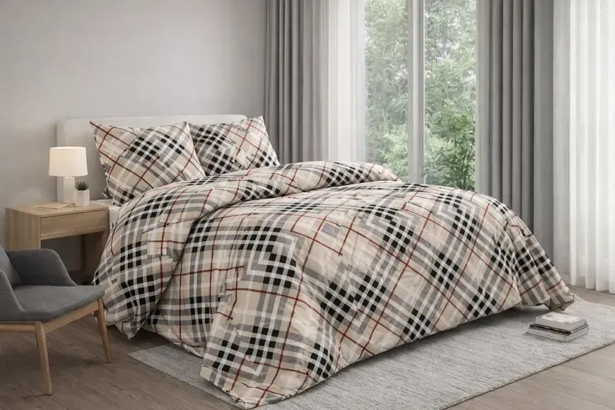 Простирадло класичне 200&times;220 см PERYNKA з бязі Linea SC-2903108142-200-220 фото