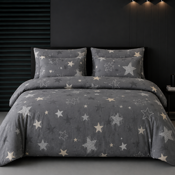 Комплект постільної білизни PERYNKA з байки Midnight 150&times;220 см ПББК031502202х5070 фото